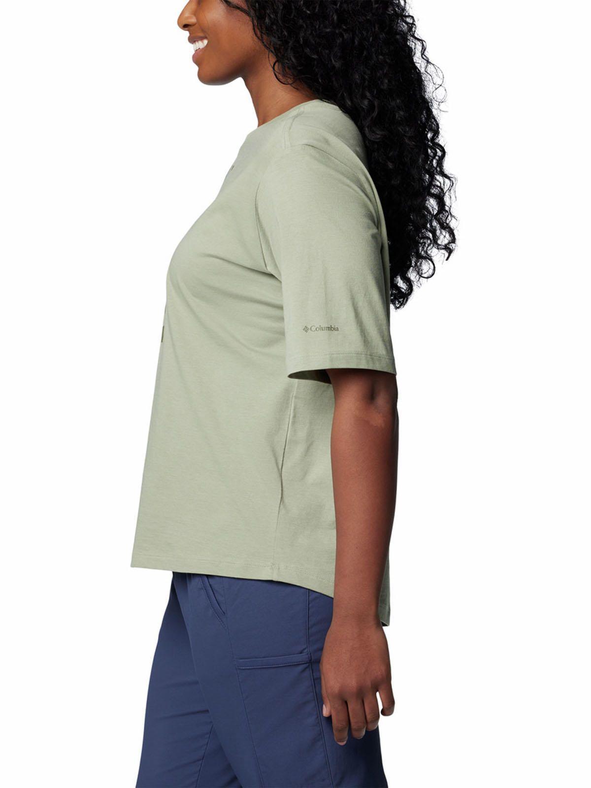 Polera Mujer North Cascades Relaxed Verde-1