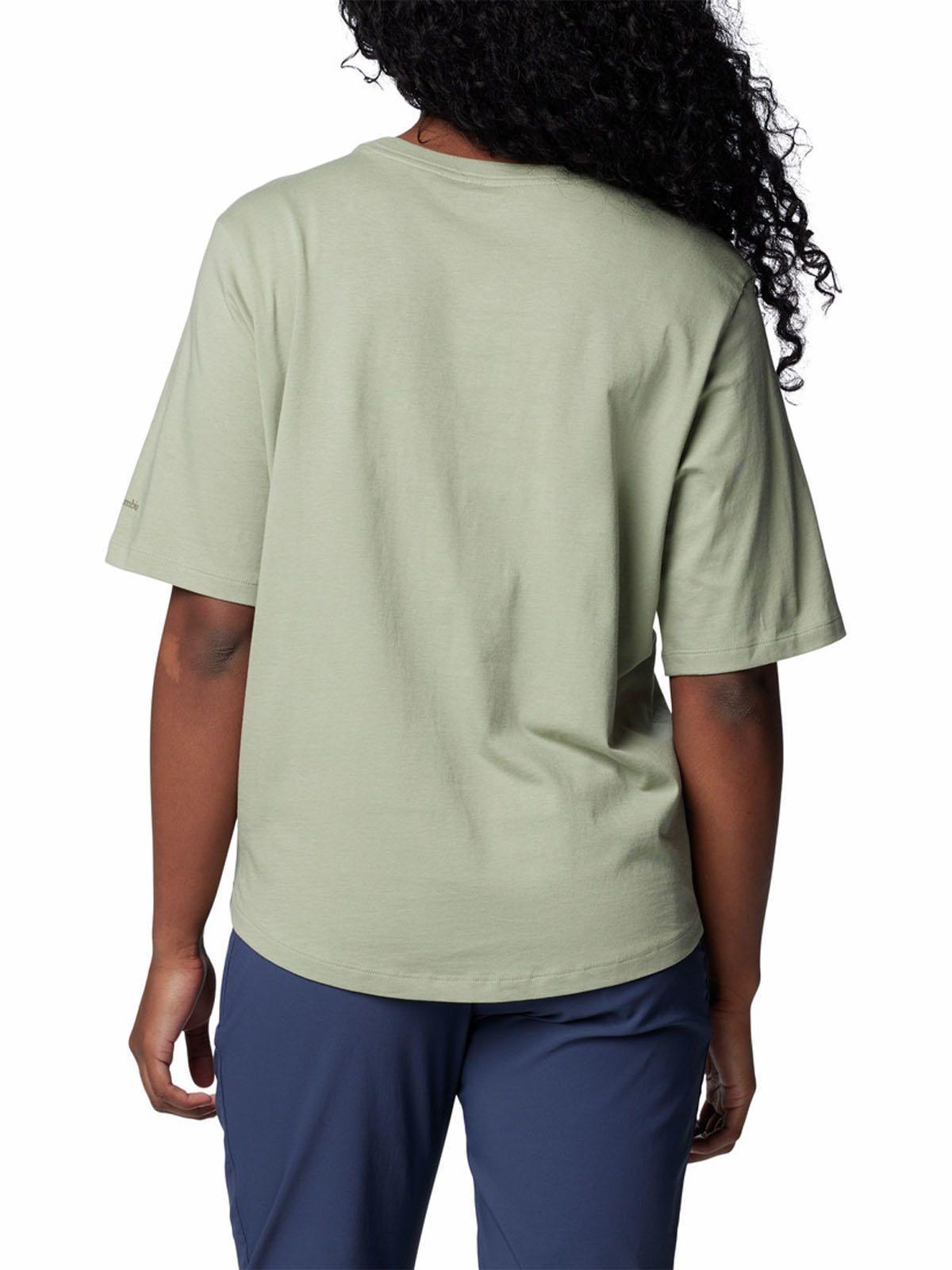 Polera Mujer North Cascades Relaxed Verde-5
