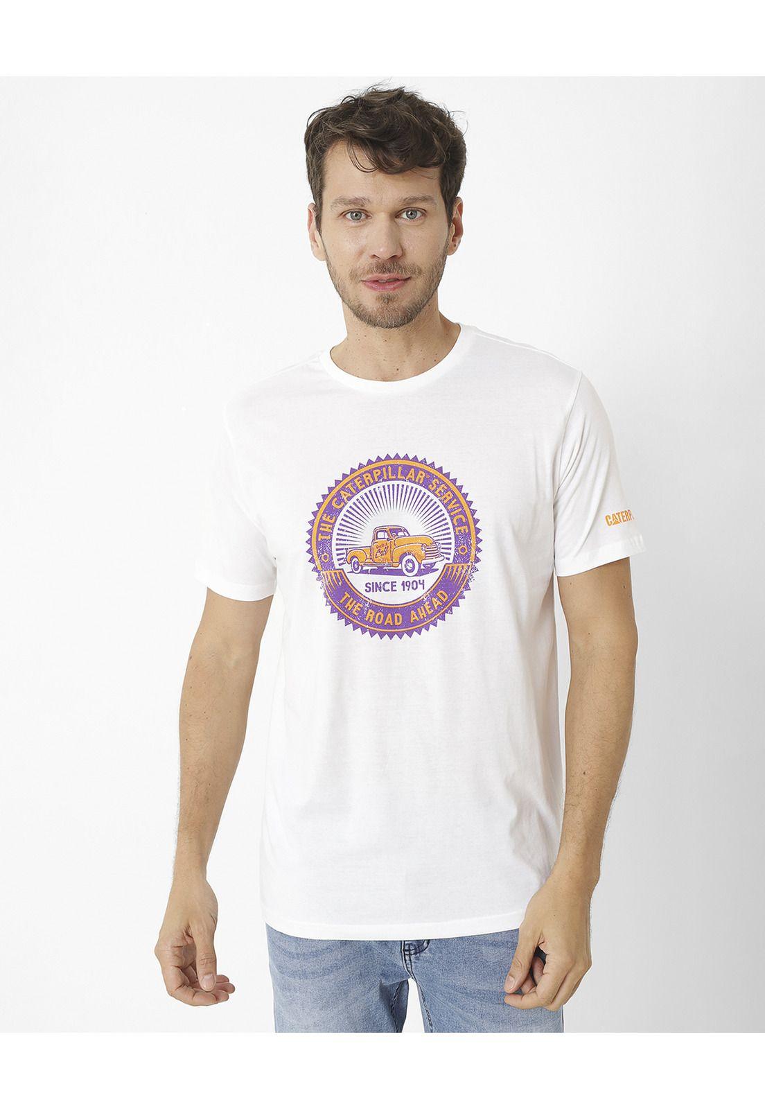 Polera M/C The Road Ahead Gra 7 Blanco Hombre-0