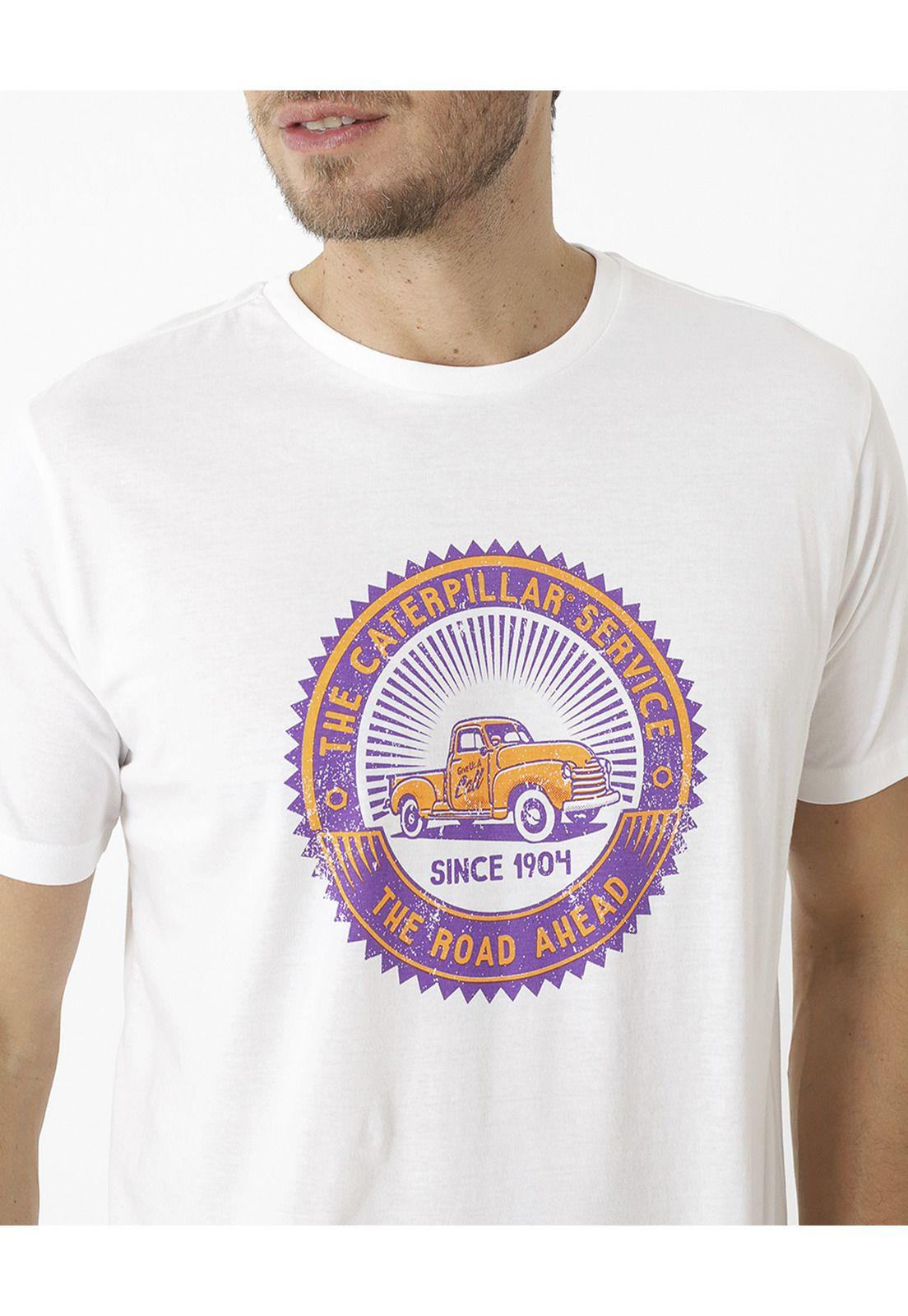 Polera M/C The Road Ahead Gra 7 Blanco Hombre-4