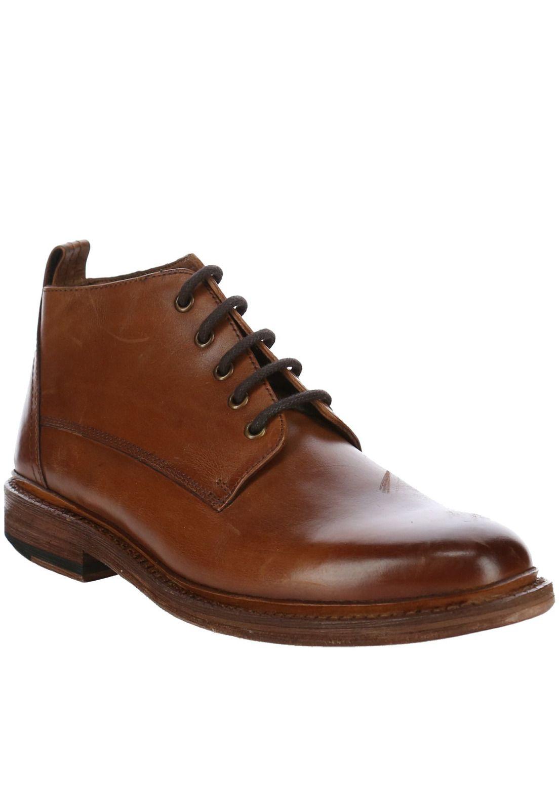 Botin Cuero Sartre Café-0