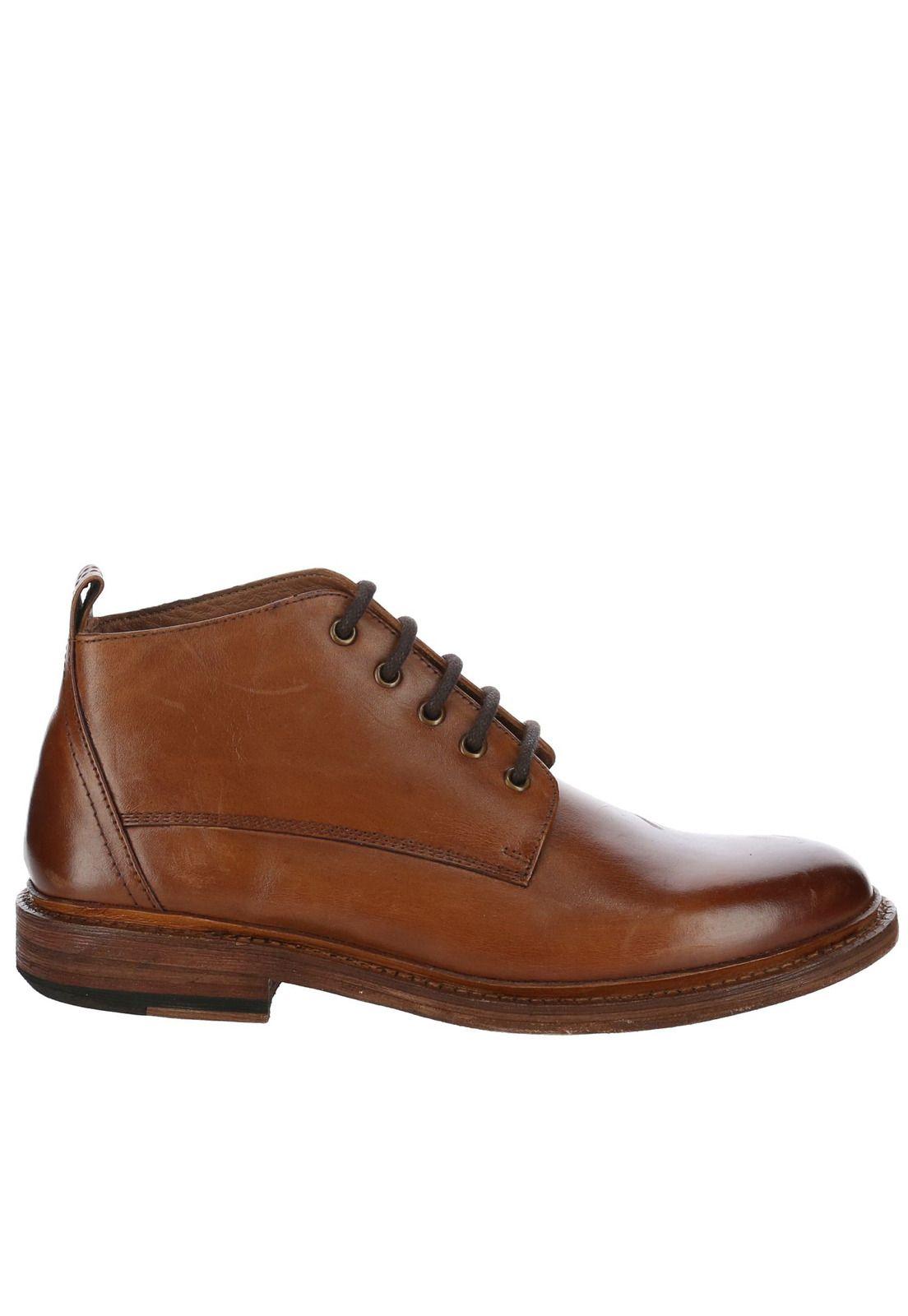 Botin Cuero Sartre Café-1