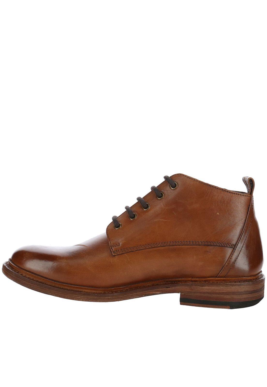Botin Cuero Sartre Café-4