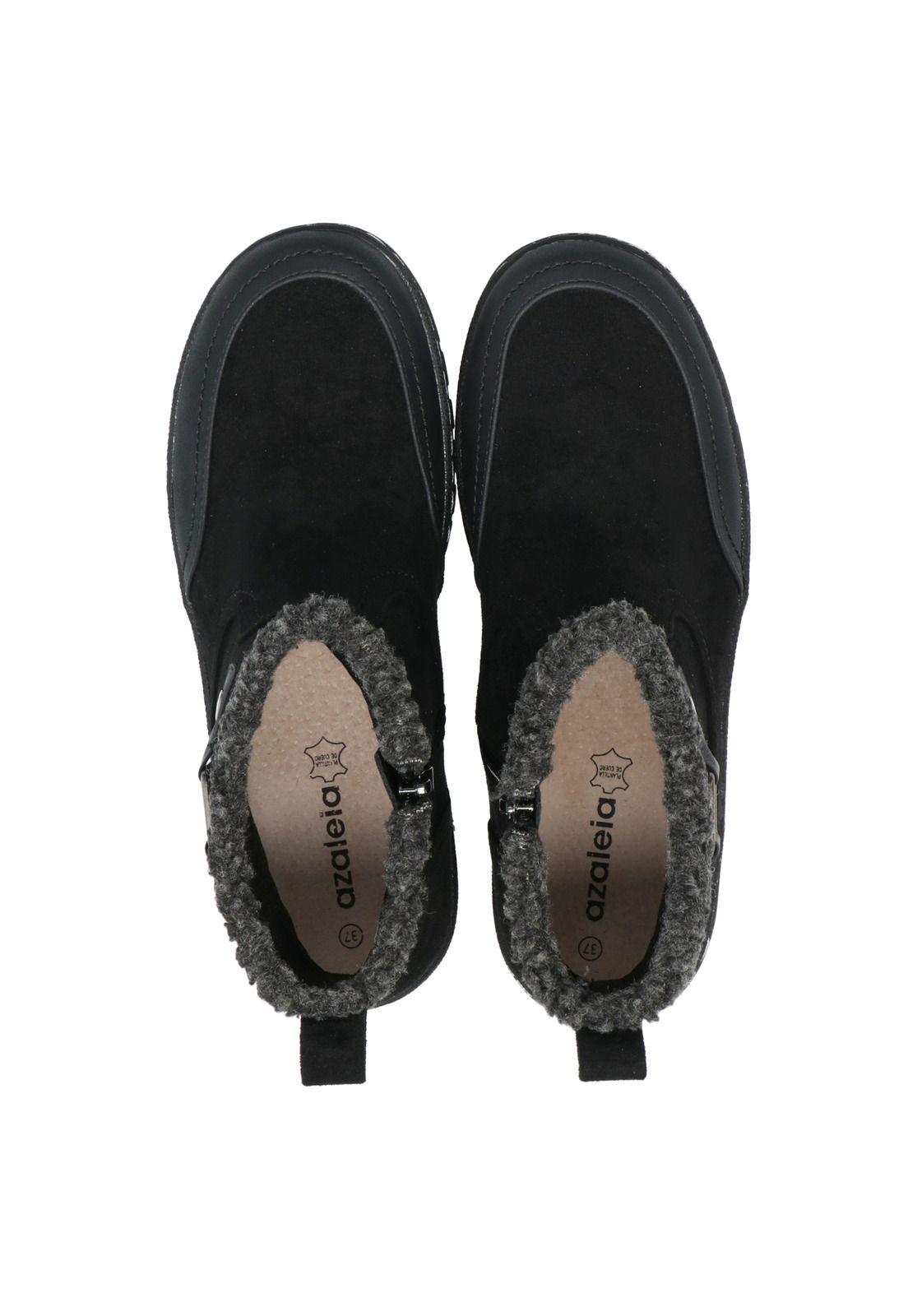 Botín Mujer Sole Negro-5
