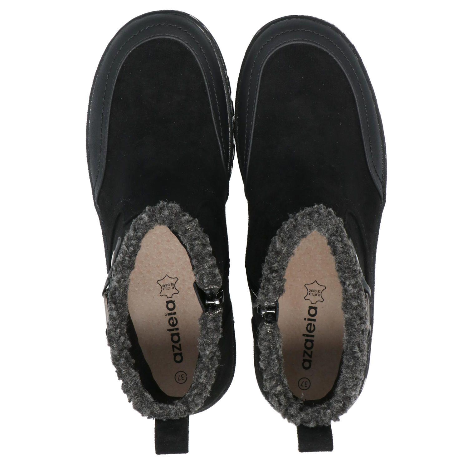 Botín Mujer Sole Negro-5