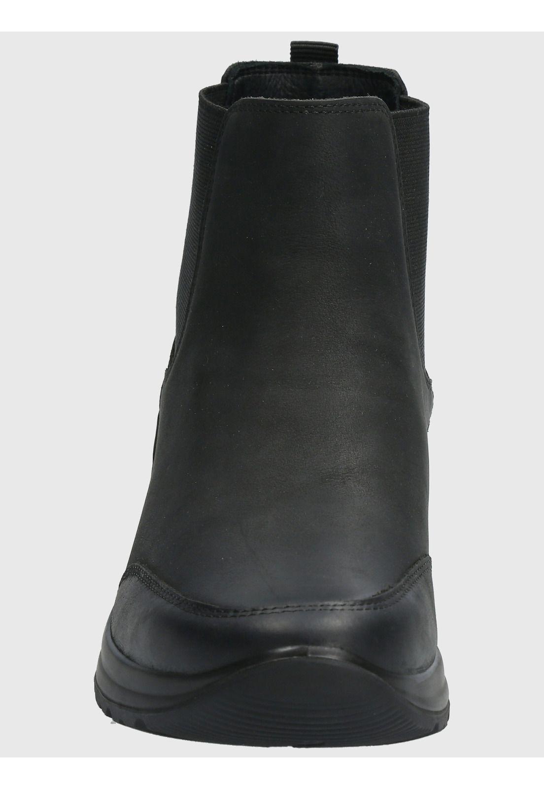 Botin Cuero Mujer Coley Negro-3