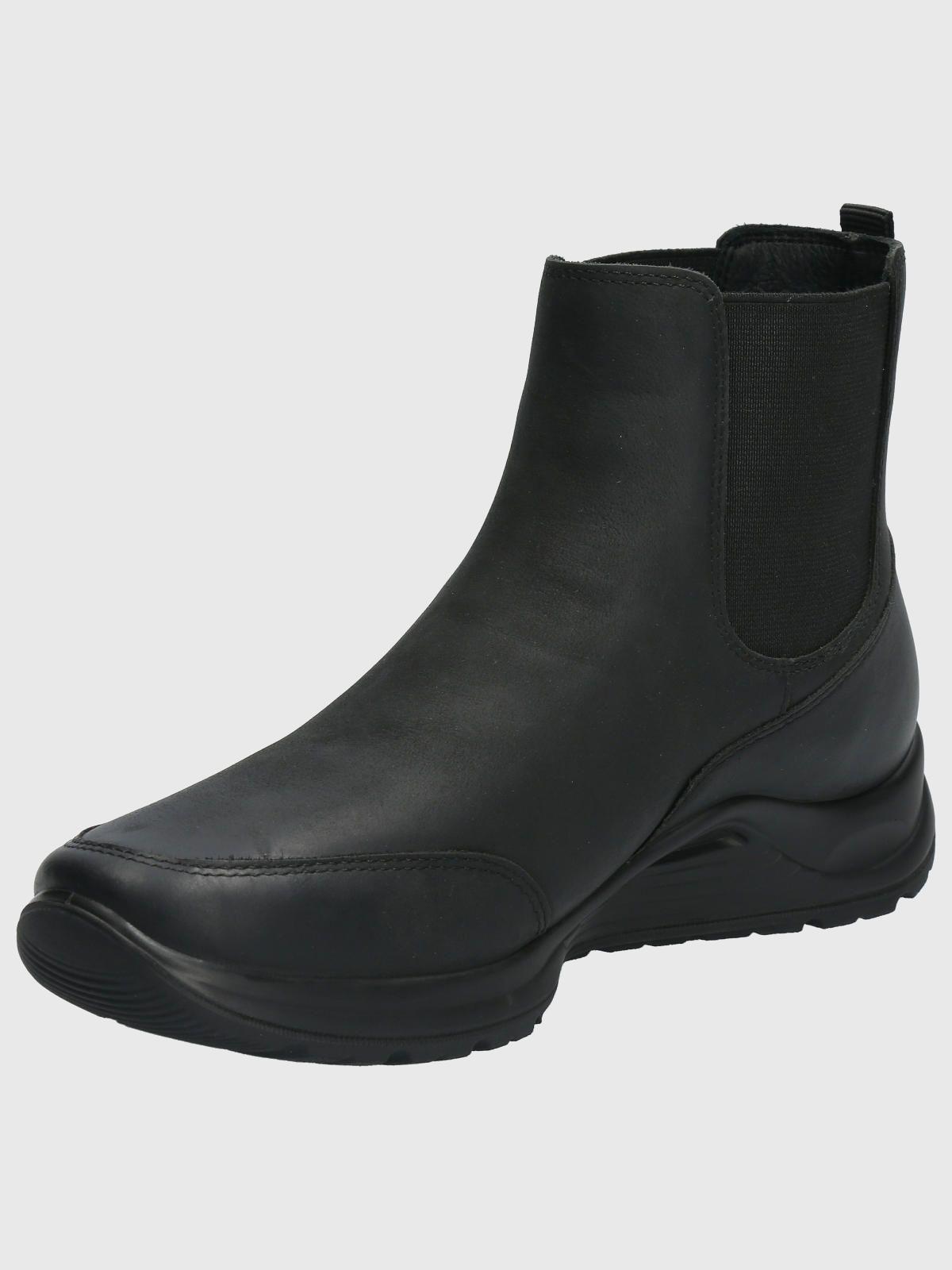 Botin Cuero Mujer Coley Negro-5