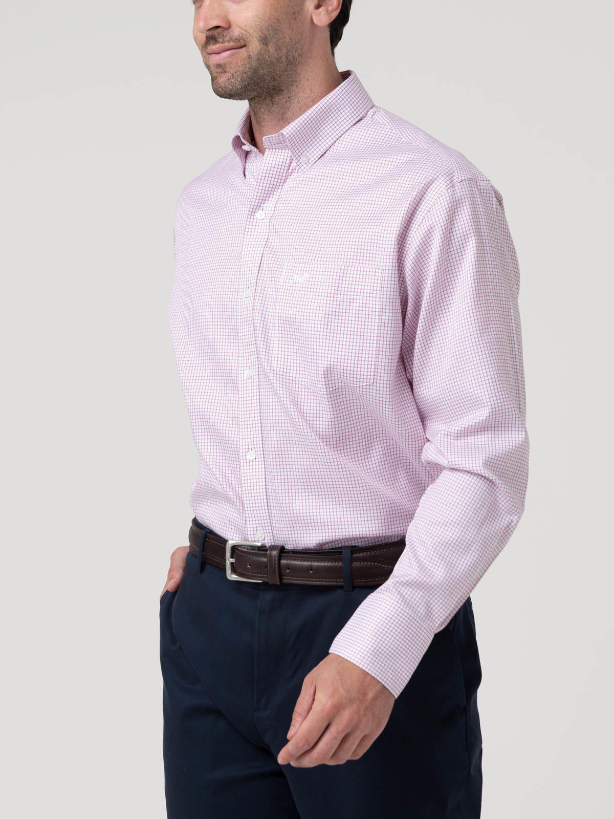 Camisa Cuello Button-Down Hombre Wf Burdeo-4