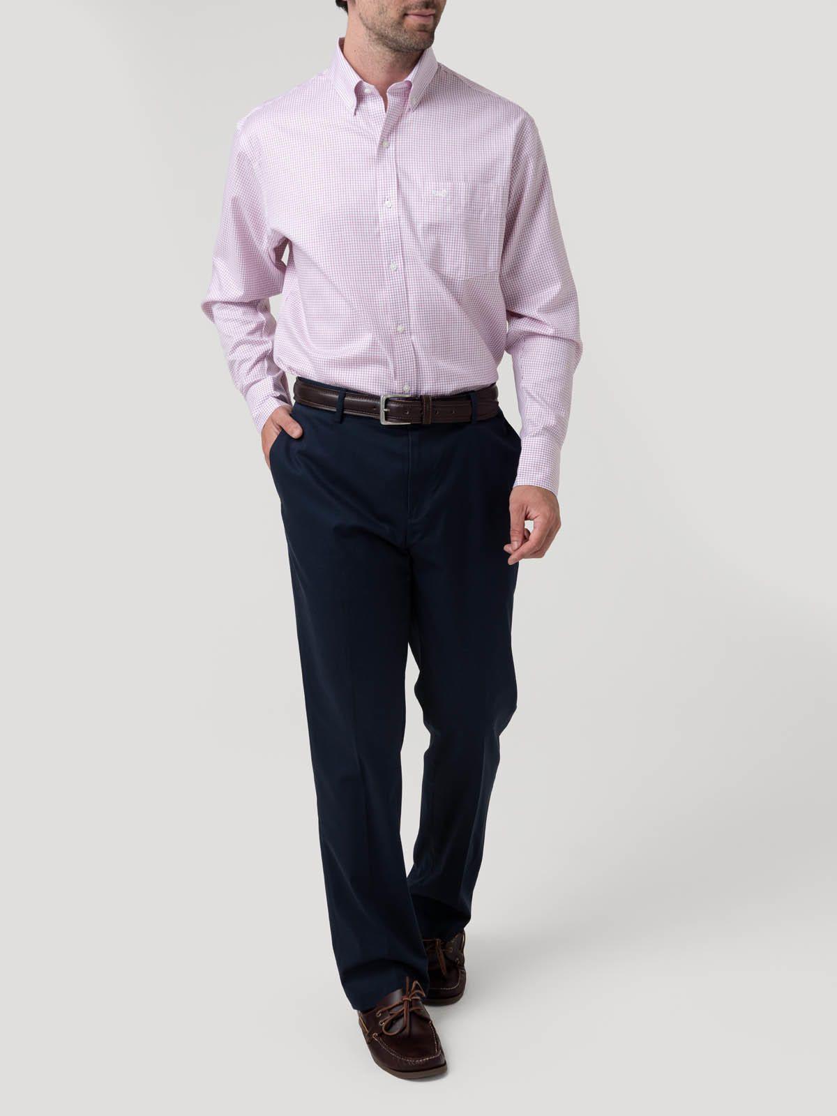 Camisa Cuello Button-Down Hombre Wf Burdeo-7