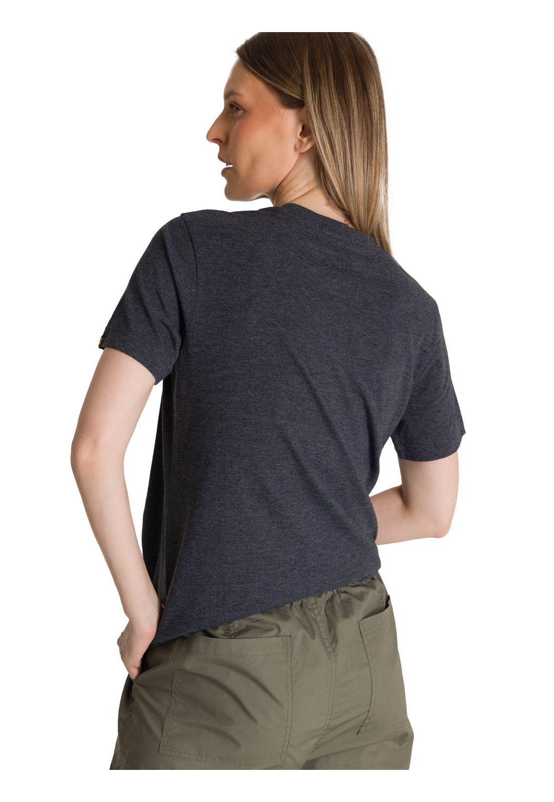 Polera Manga Corta Mujer Diseño Grafito-3