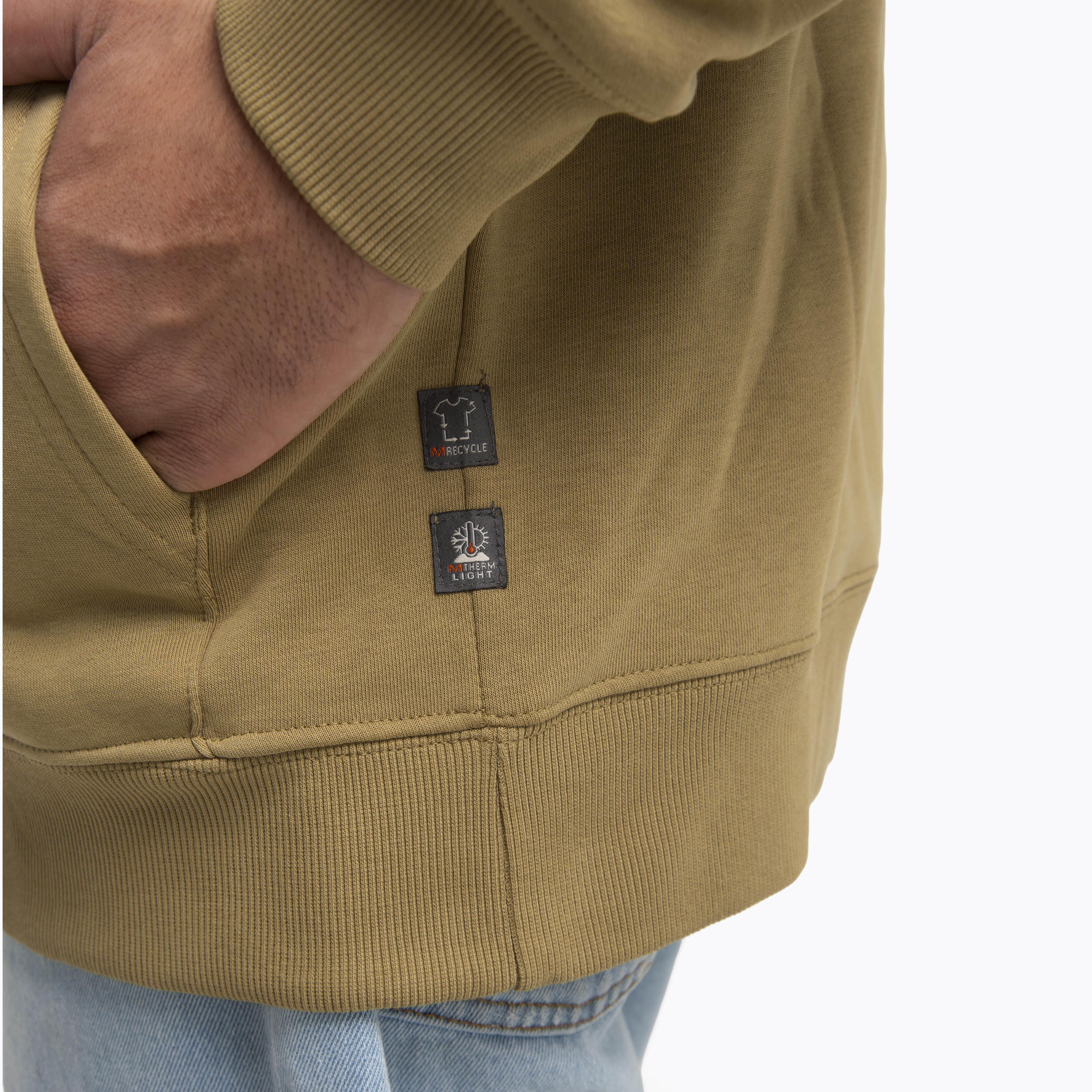 Polerón Hombre Logo Hoodie Mostaza-5