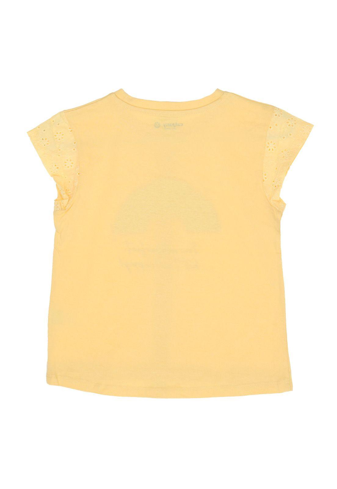 Polera M/C Niña Rainbow Crudo-1