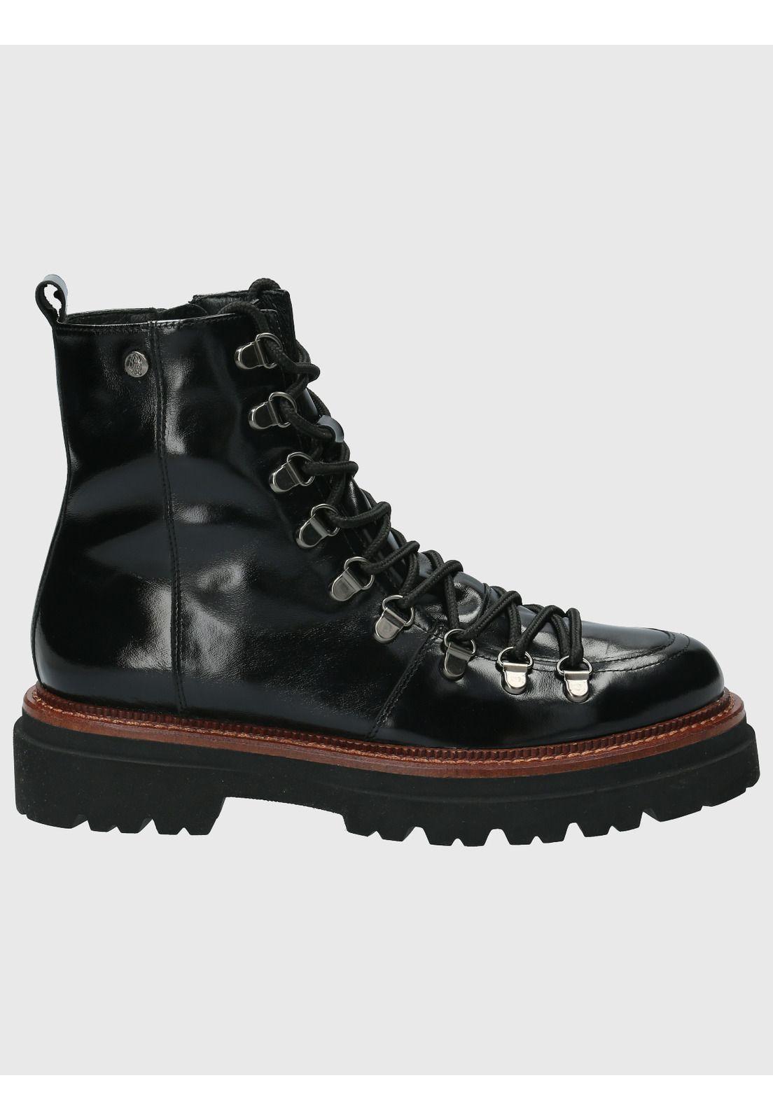 Botin Cuero Mujer Pardoner Negro-1
