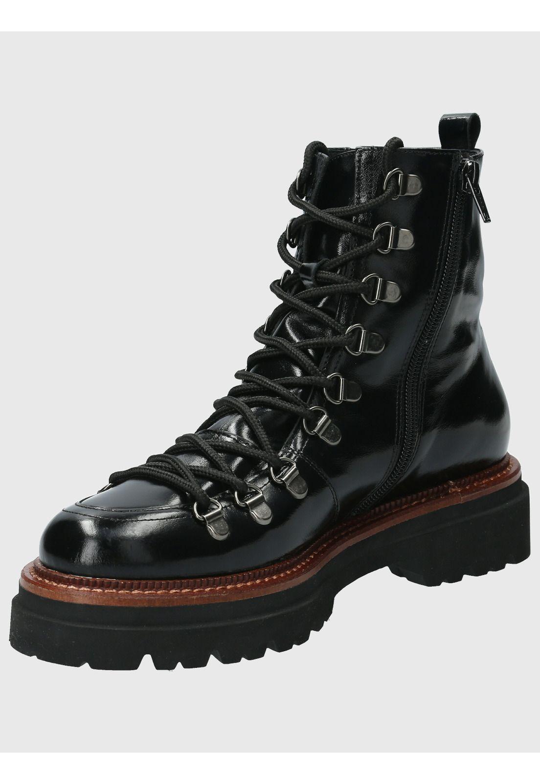 Botin Cuero Mujer Pardoner Negro-4