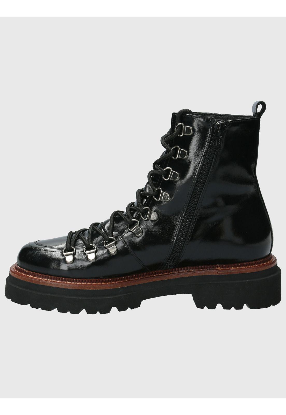 Botin Cuero Mujer Pardoner Negro-5