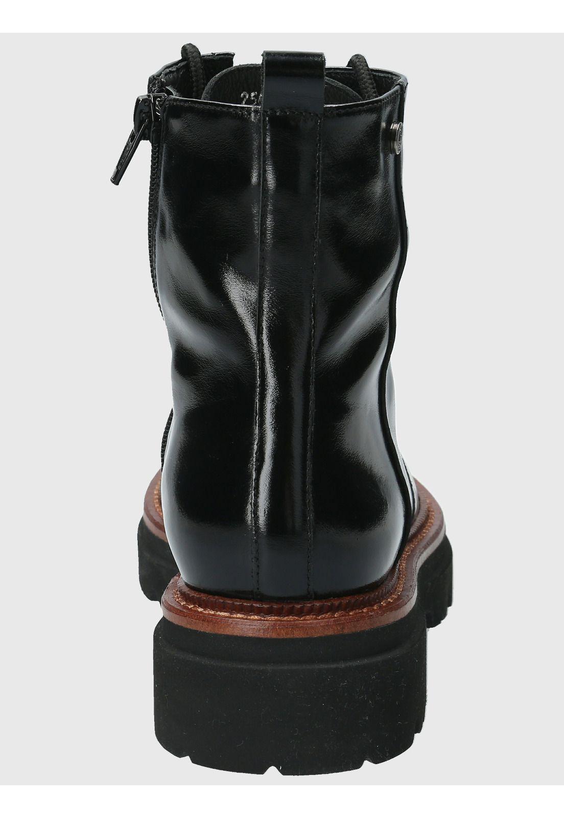 Botin Cuero Mujer Pardoner Negro-6