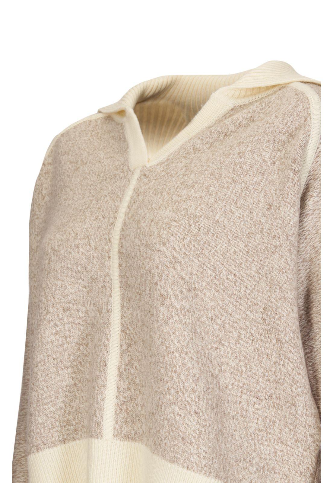 Polerón Mujer Blend Crema-3