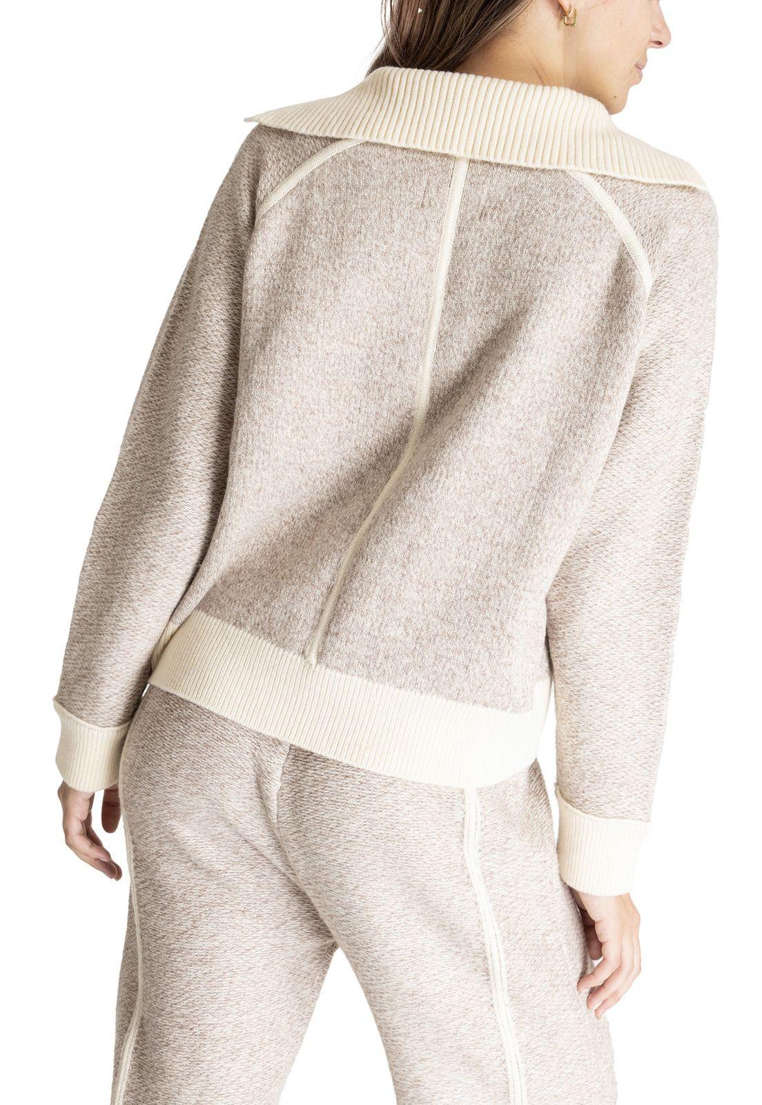 Polerón Mujer Blend Crema-5