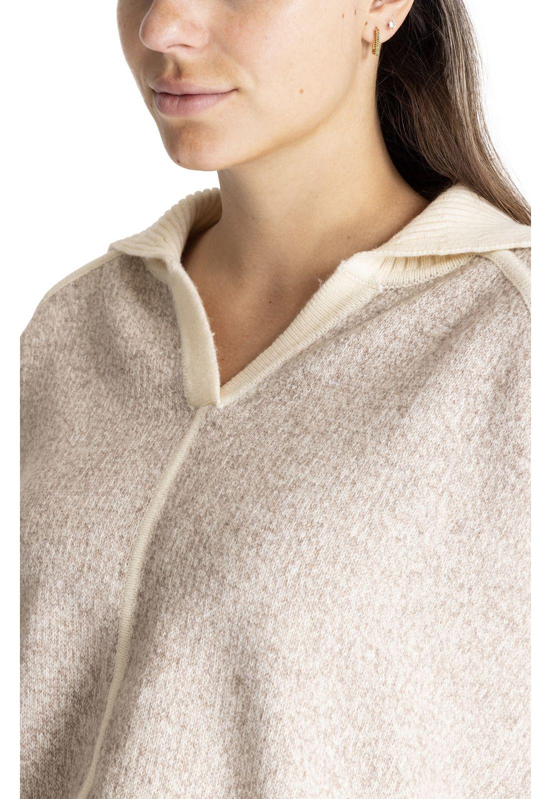 Polerón Mujer Blend Crema-6