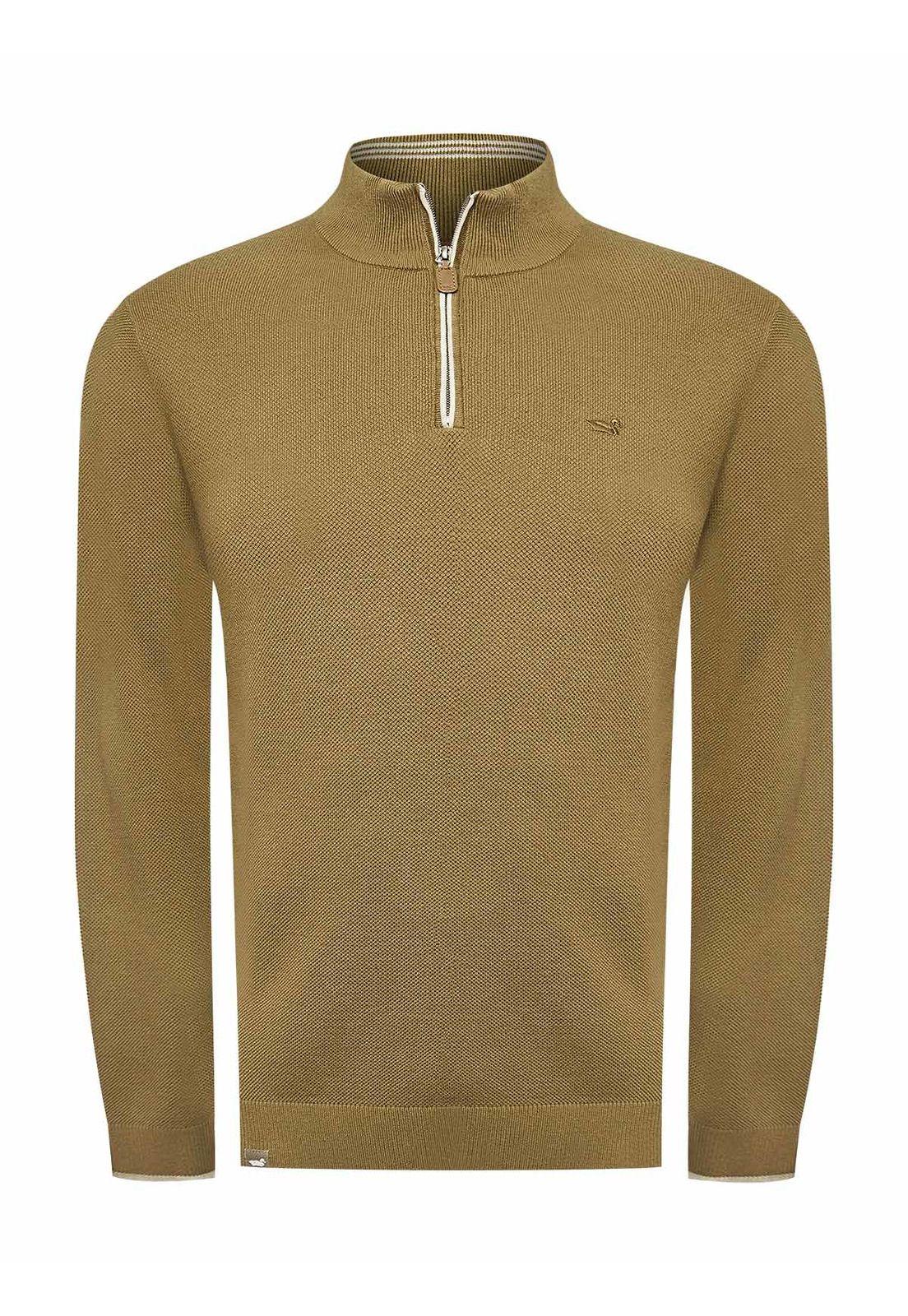 Sweater Algodón Orgánico Hombre Bilbao Verde-0