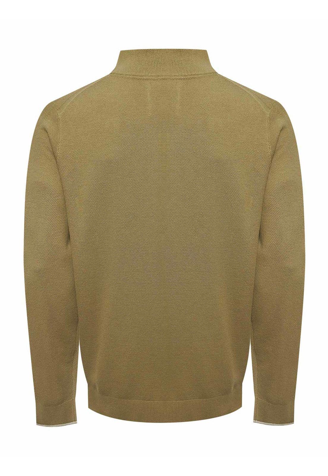 Sweater Algodón Orgánico Hombre Bilbao Verde-1