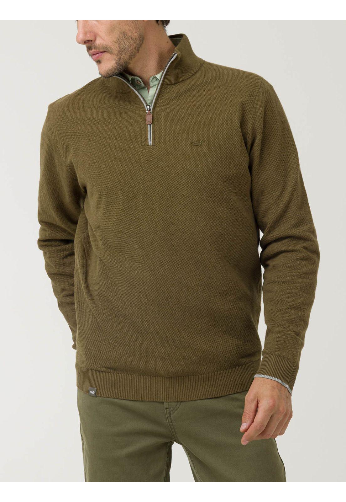 Sweater Algodón Orgánico Hombre Bilbao Verde-4