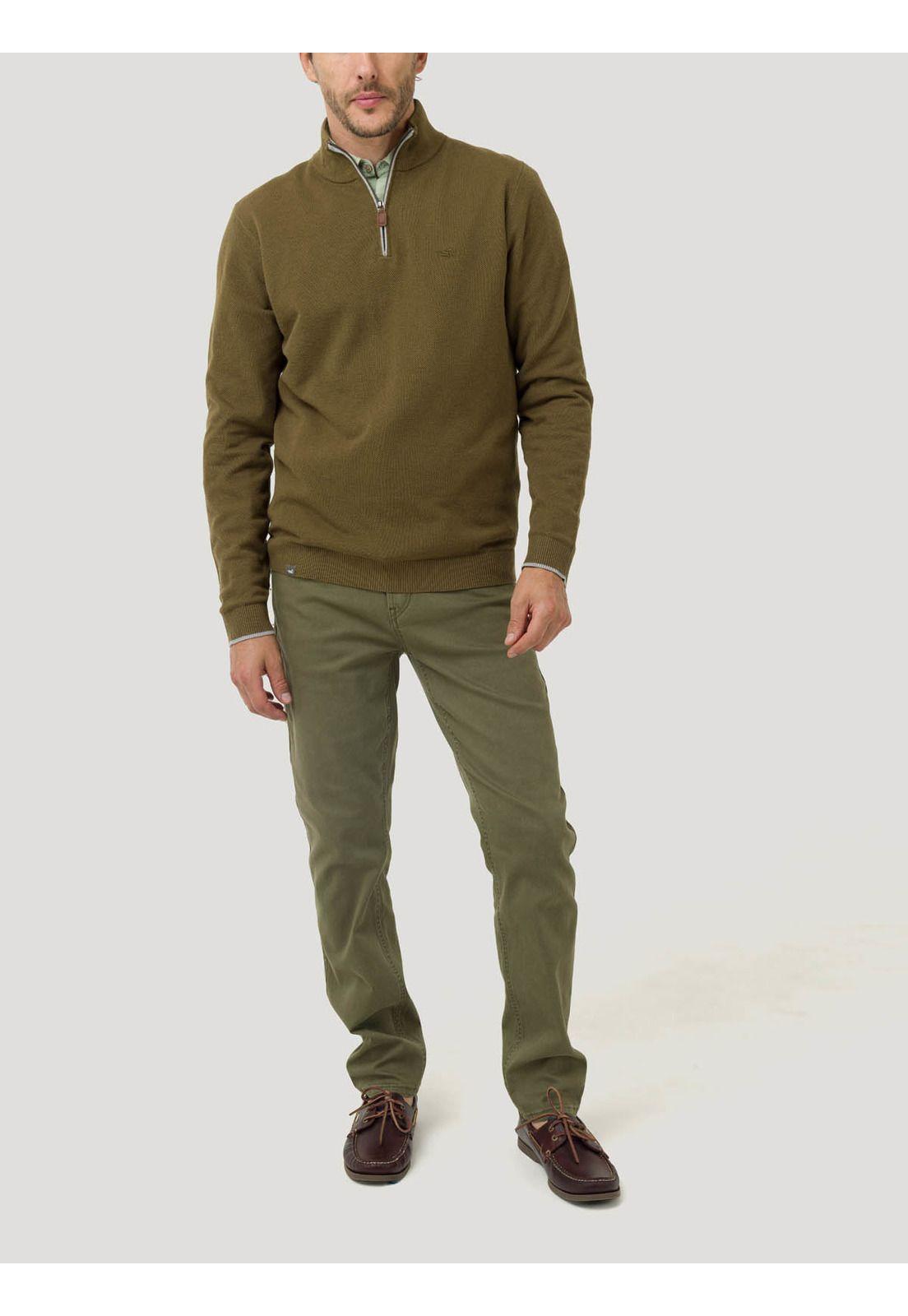 Sweater Algodón Orgánico Hombre Bilbao Verde-7