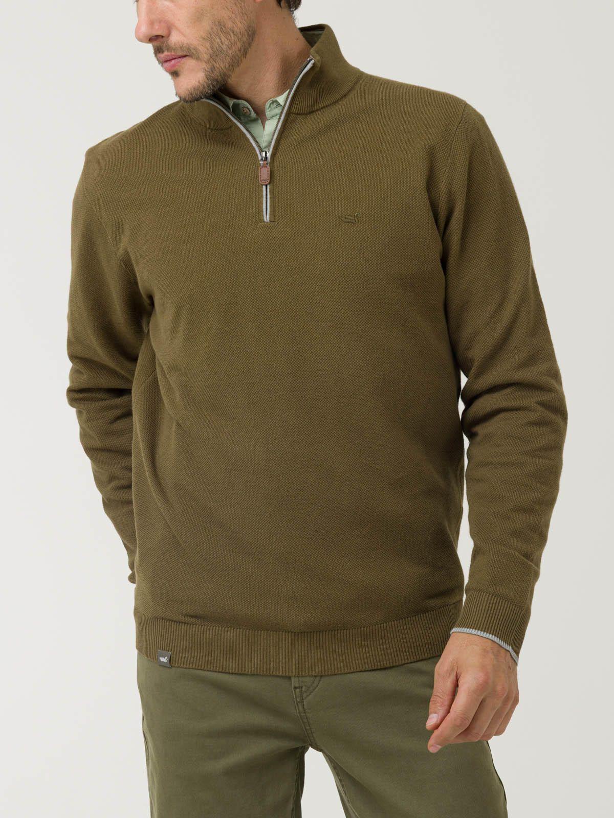 Sweater Algodón Orgánico Hombre Bilbao Verde-4