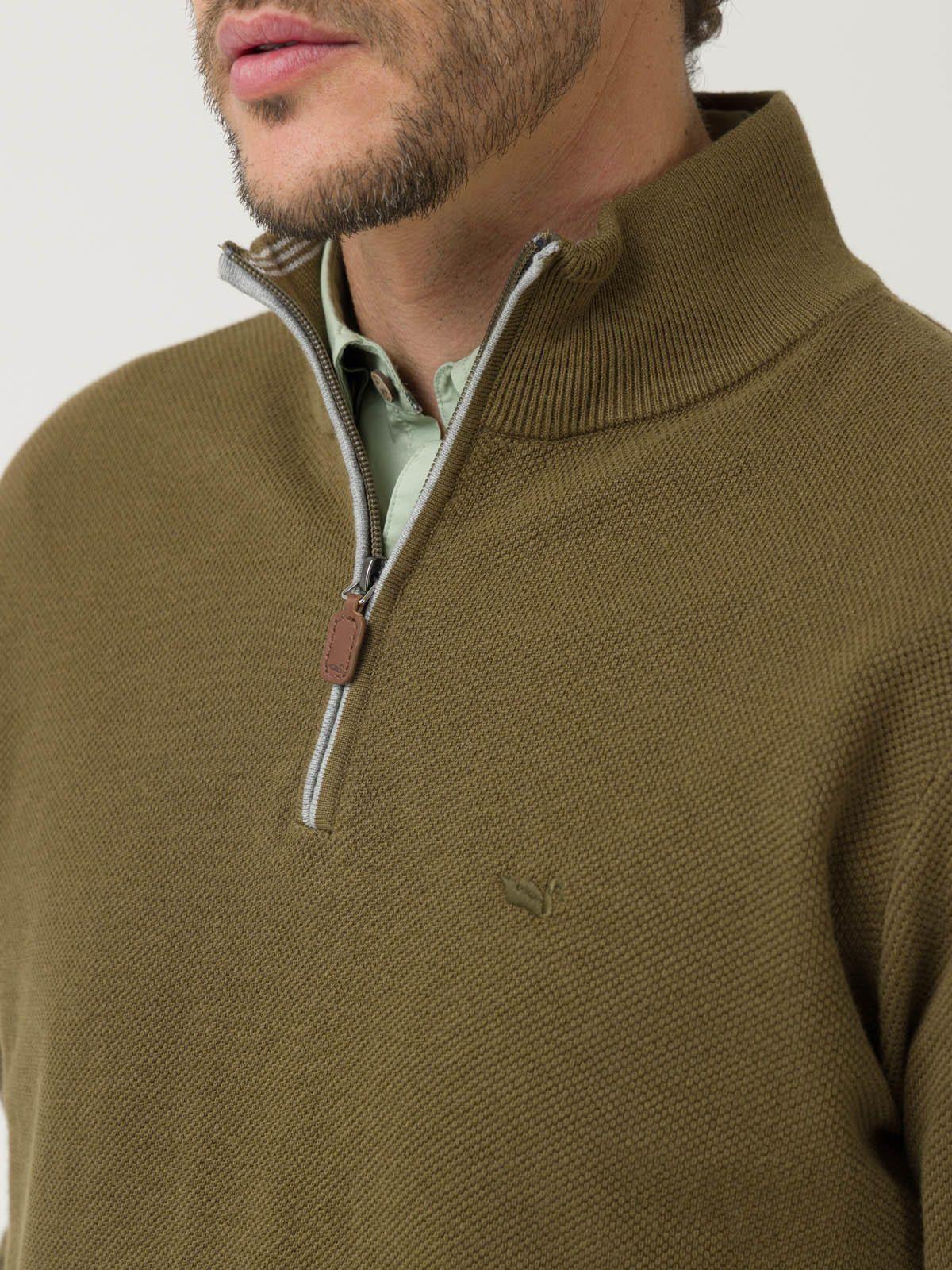 Sweater Algodón Orgánico Hombre Bilbao Verde-6