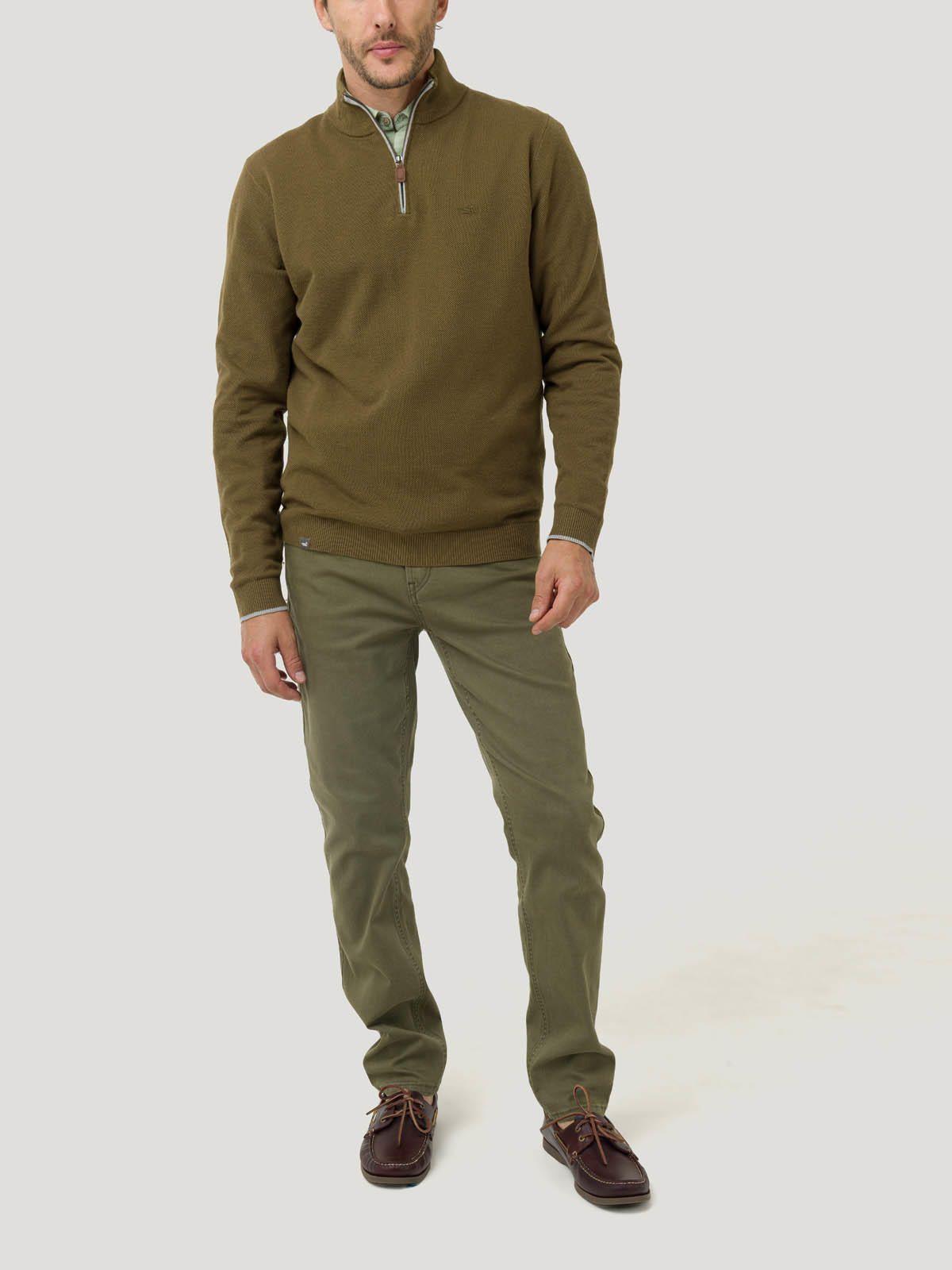 Sweater Algodón Orgánico Hombre Bilbao Verde-7
