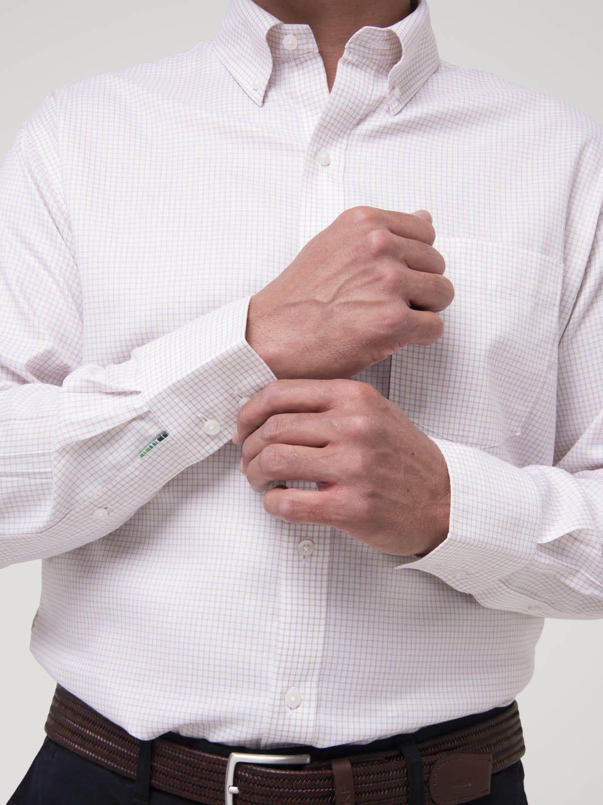 Camisa Cuello Button-Down Hombre Wf Rojo-8