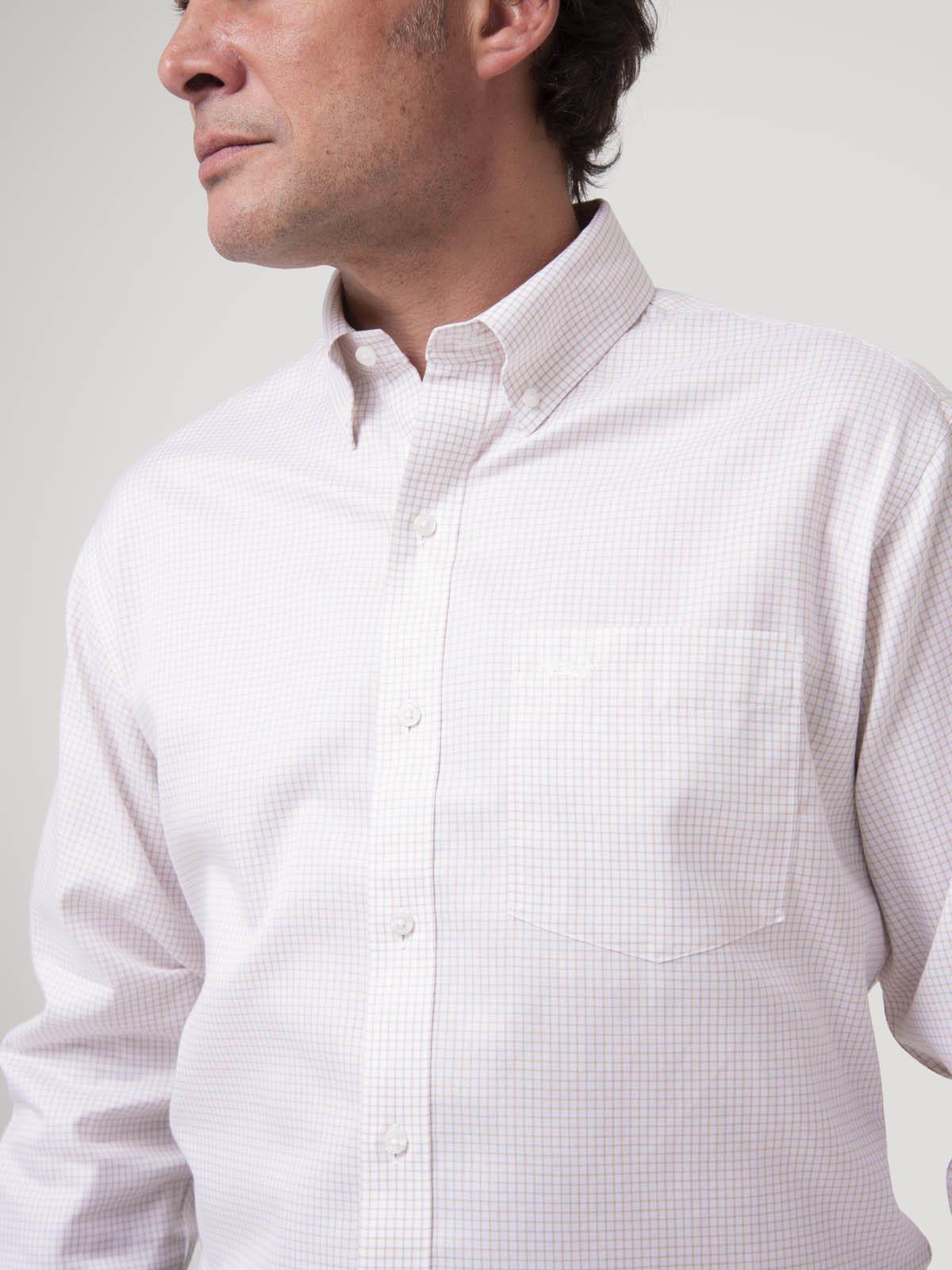 Camisa Cuello Button-Down Hombre Wf Rojo-9