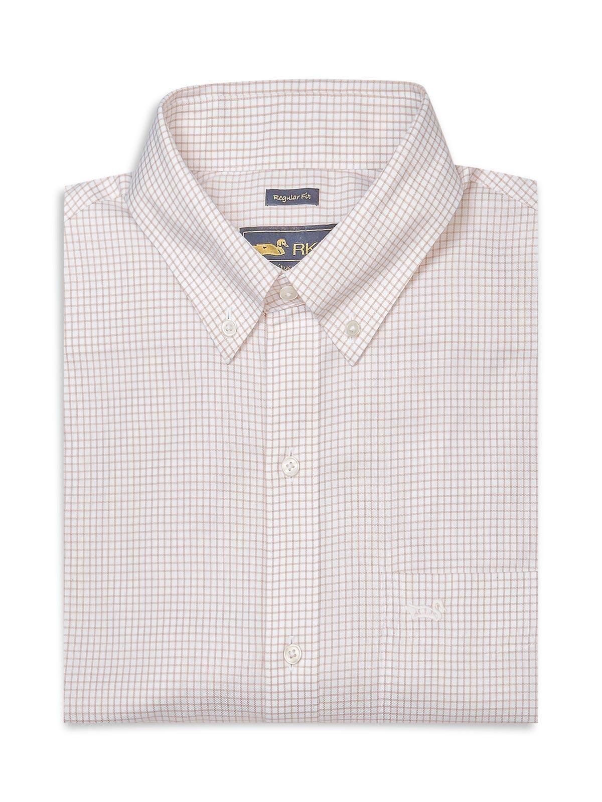Camisa Cuello Button-Down Hombre Wf Rojo-0