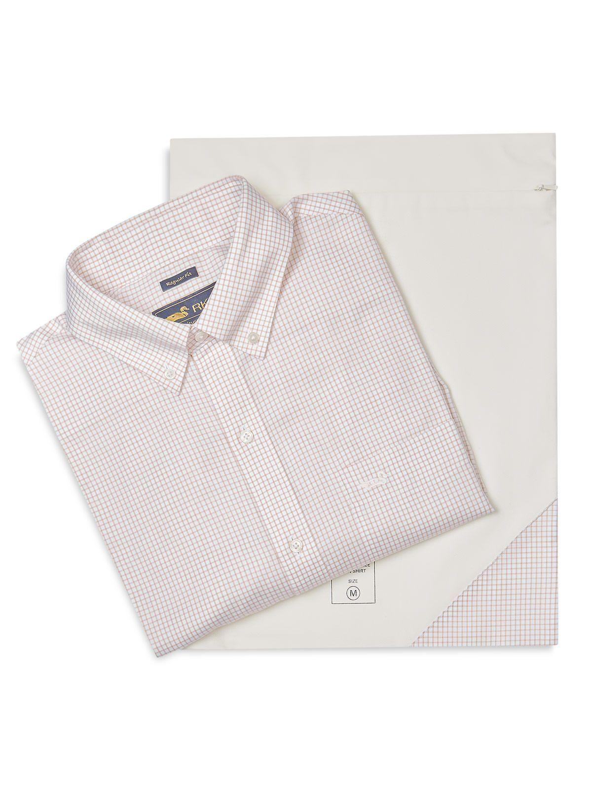 Camisa Cuello Button-Down Hombre Wf Rojo-5