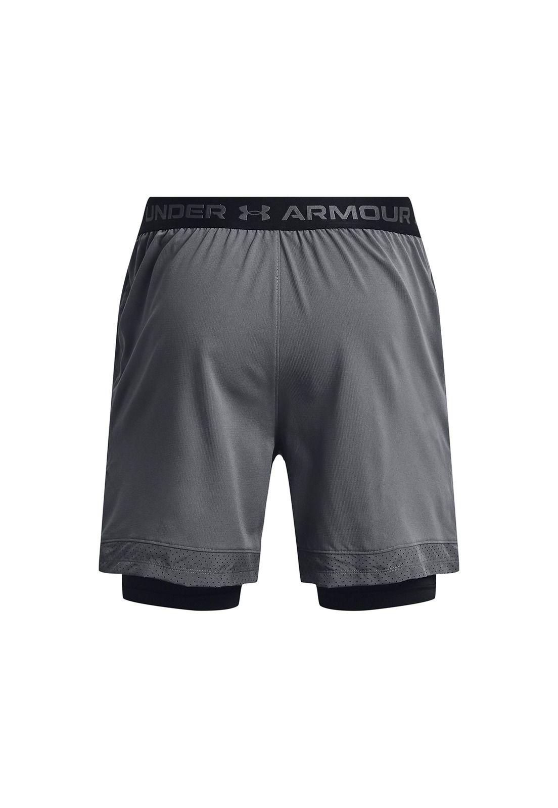 Shorts 2 en 1 UA Vanish para hombre Gris-1