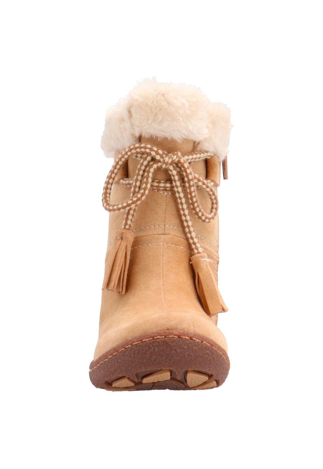 Bota Cuero Niña Lakey-K Café-2