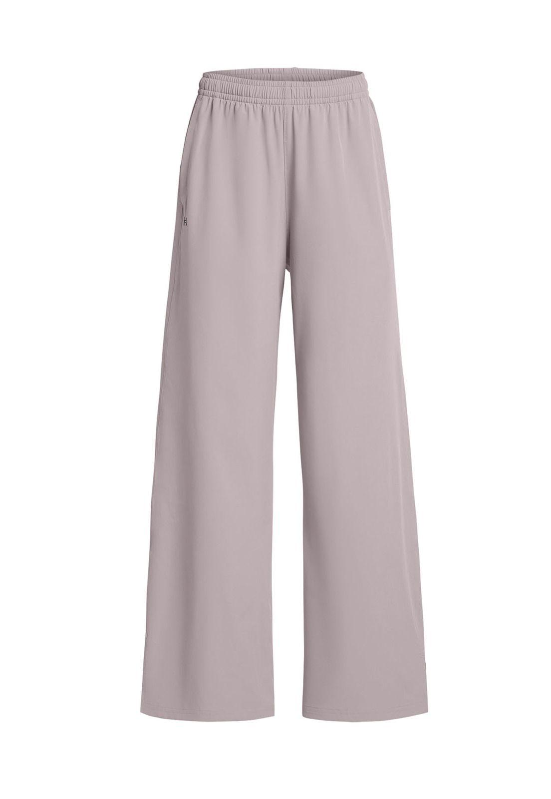 Pantalones anchos UA Rival para mujer Gris-0