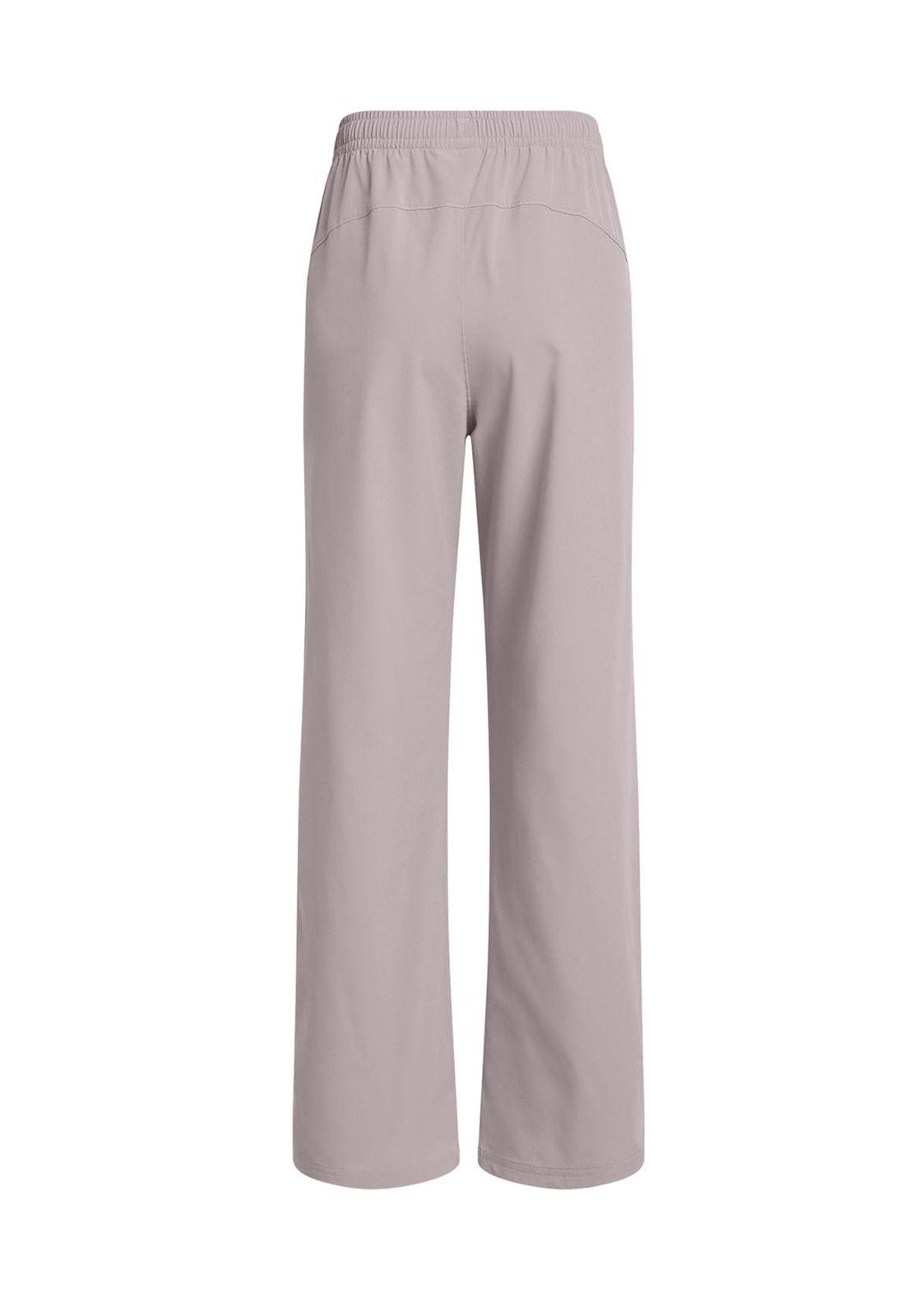 Pantalones anchos UA Rival para mujer Gris-1