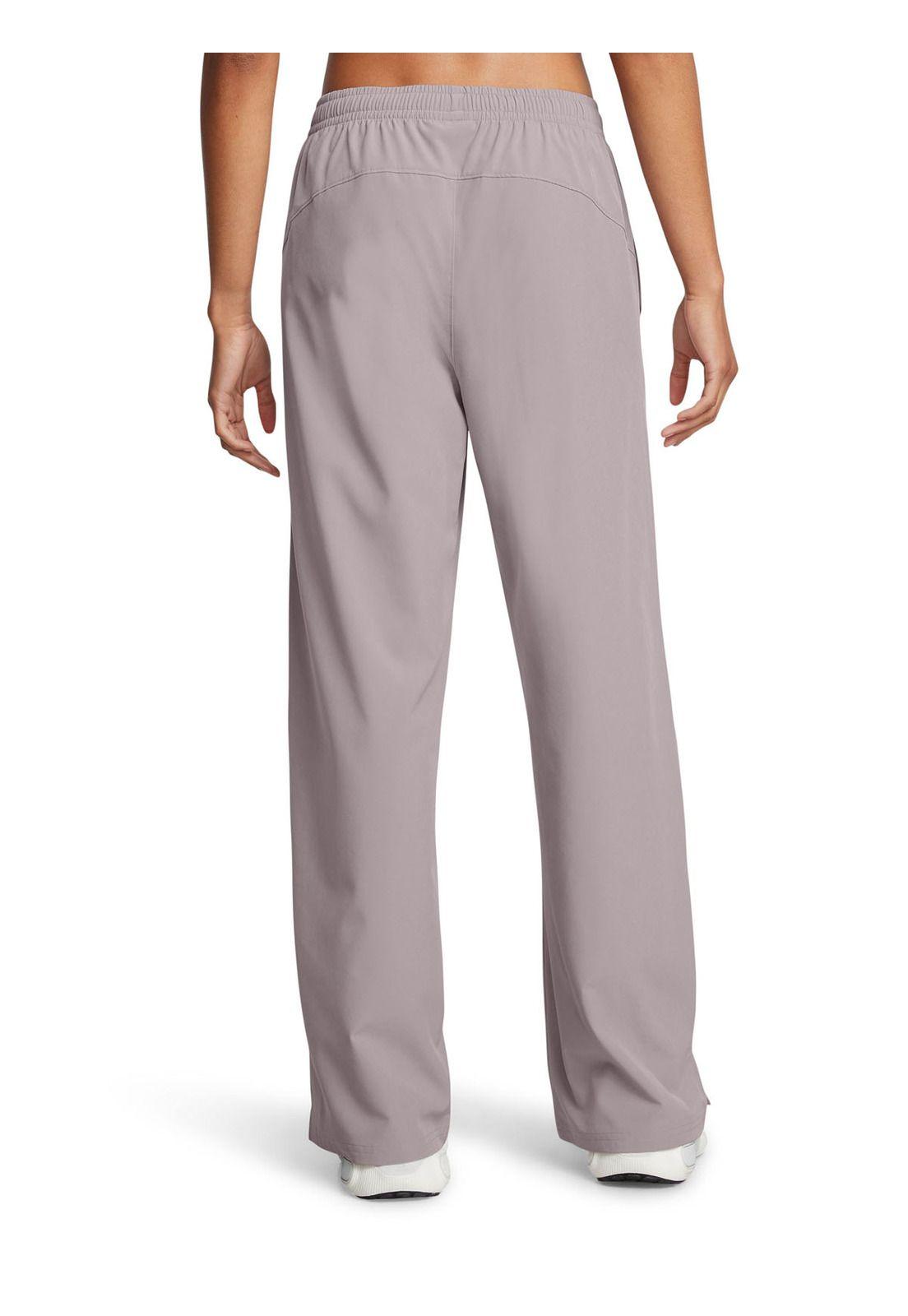 Pantalones anchos UA Rival para mujer Gris-4