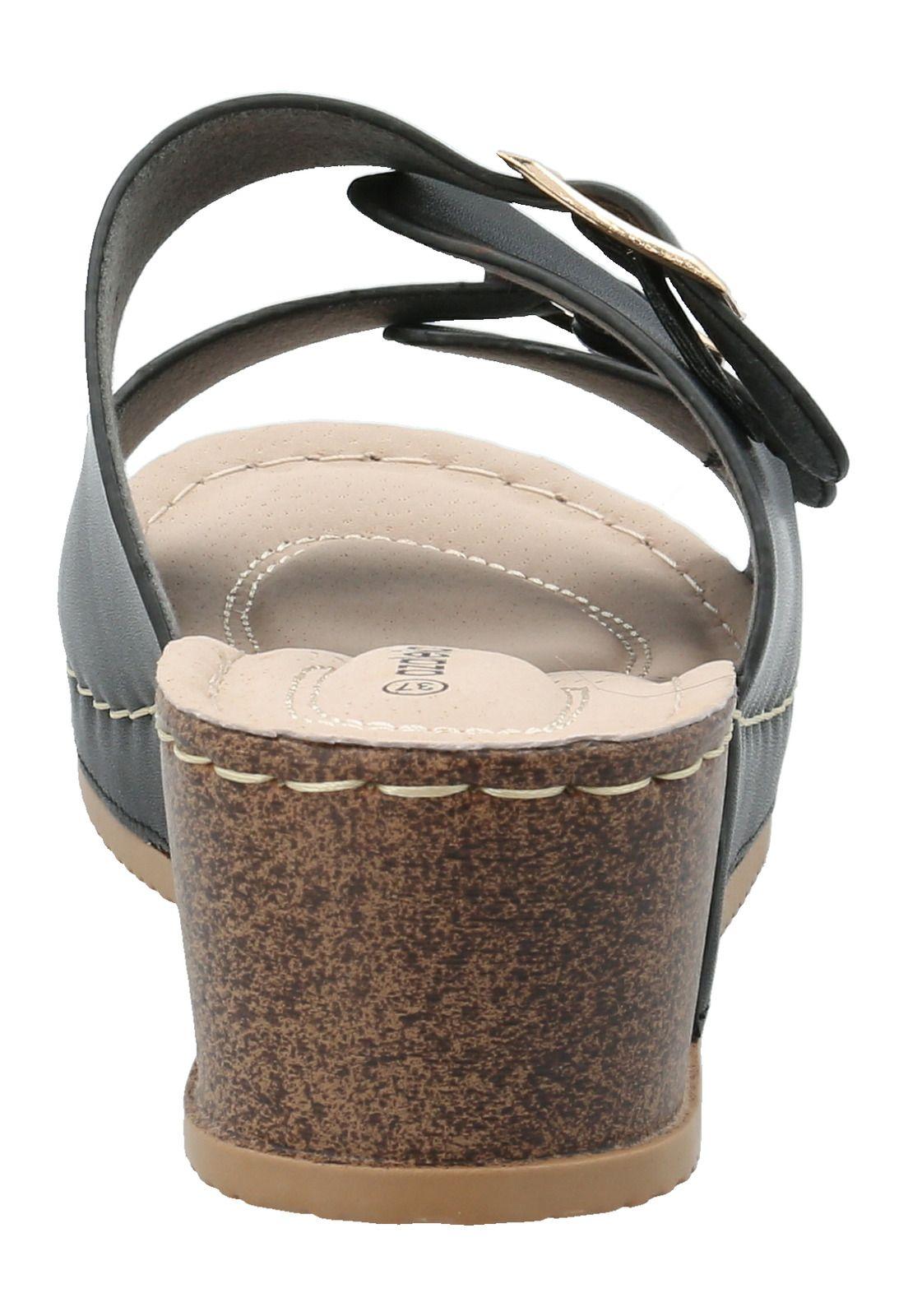 Sandalia Mujer Riviera Negro -6