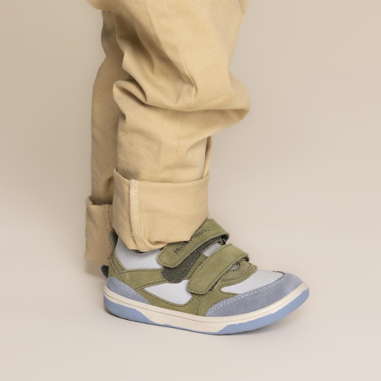 Zapatilla Cuero Lazo (26-29) Verde Niño-0