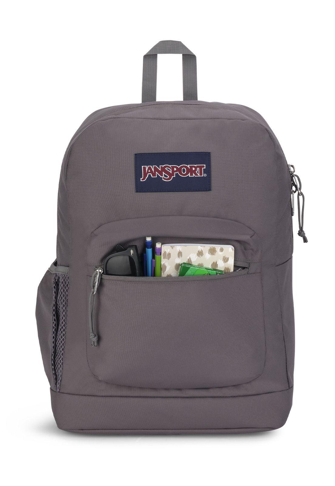 Mochila Cross Town Plus Gris Unisex-4