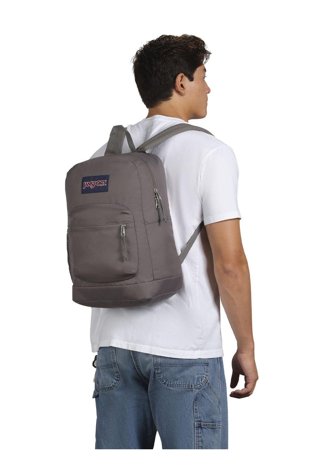 Mochila Cross Town Plus Gris Unisex-5