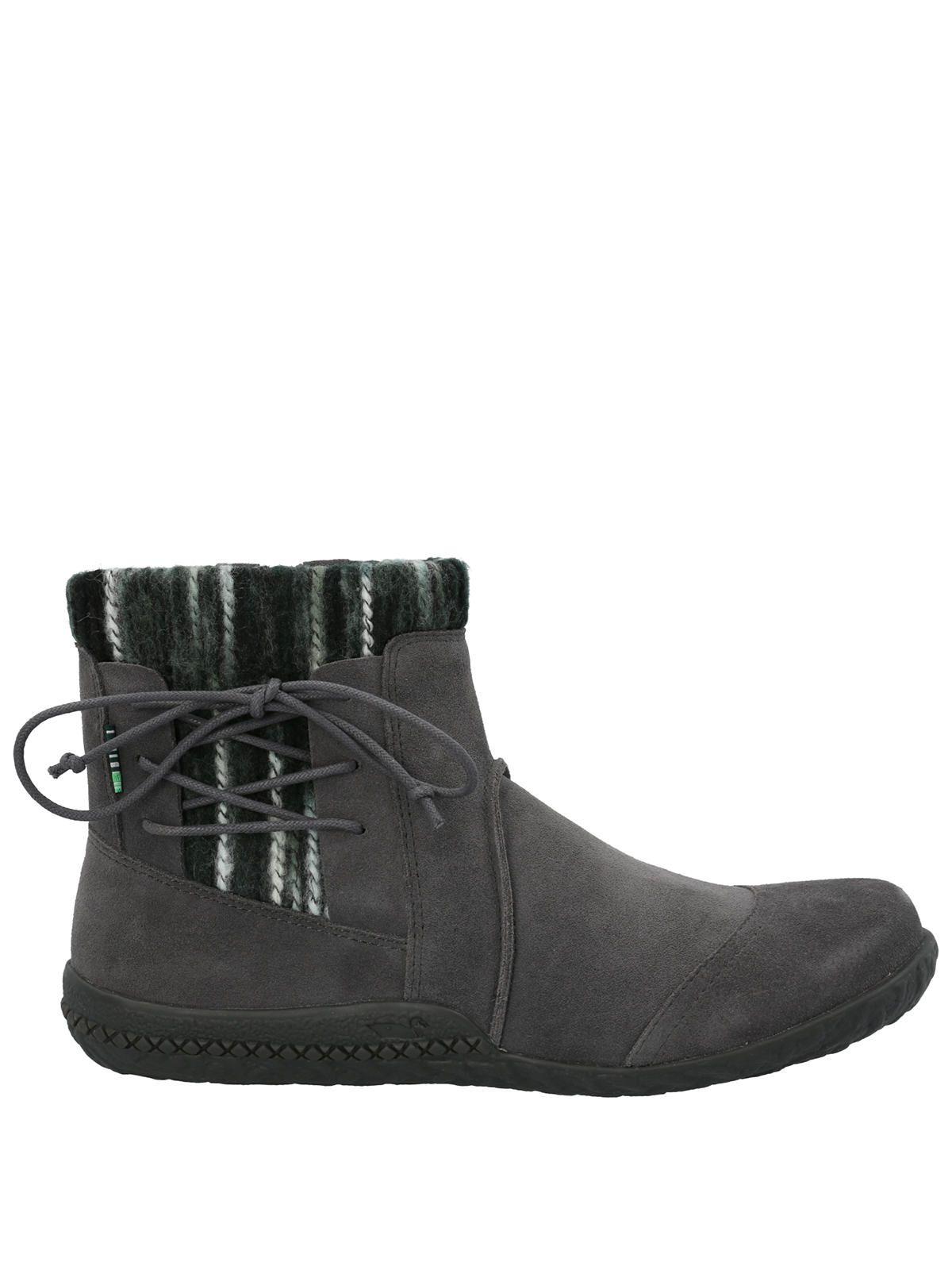 Botín Cuero Mujer Cusia Gris-0