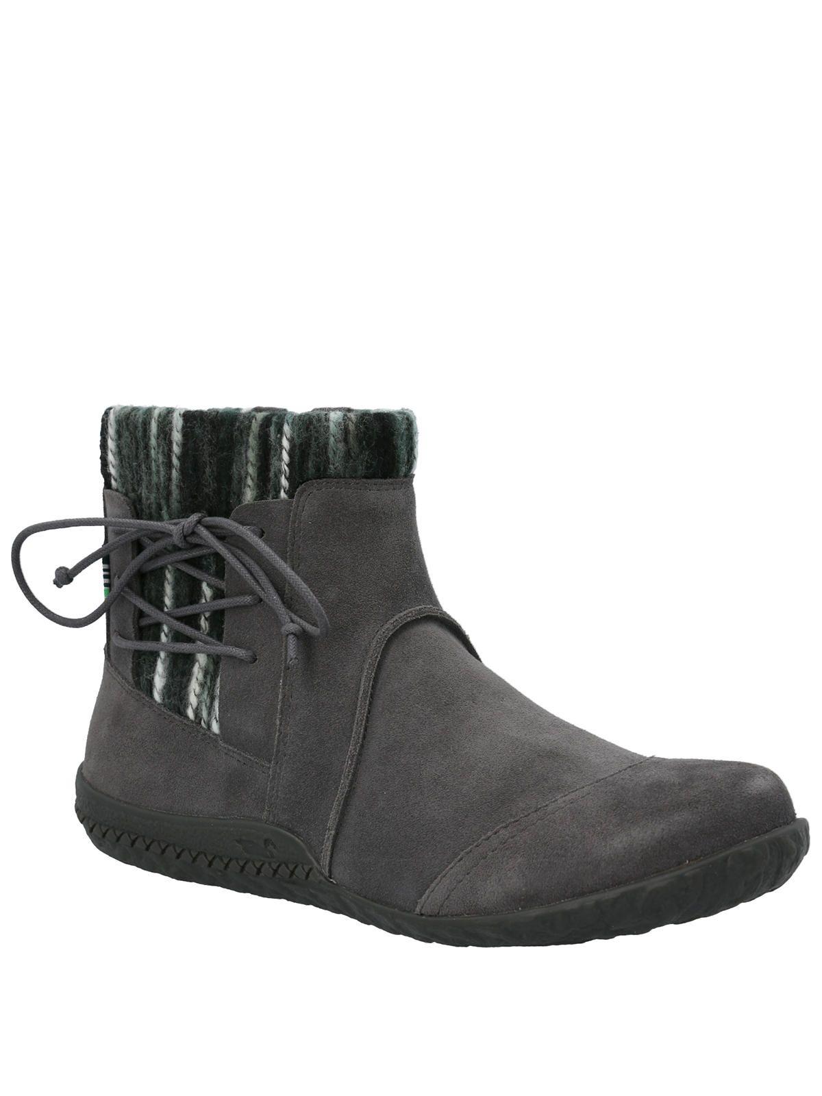 Botín Cuero Mujer Cusia Gris-1