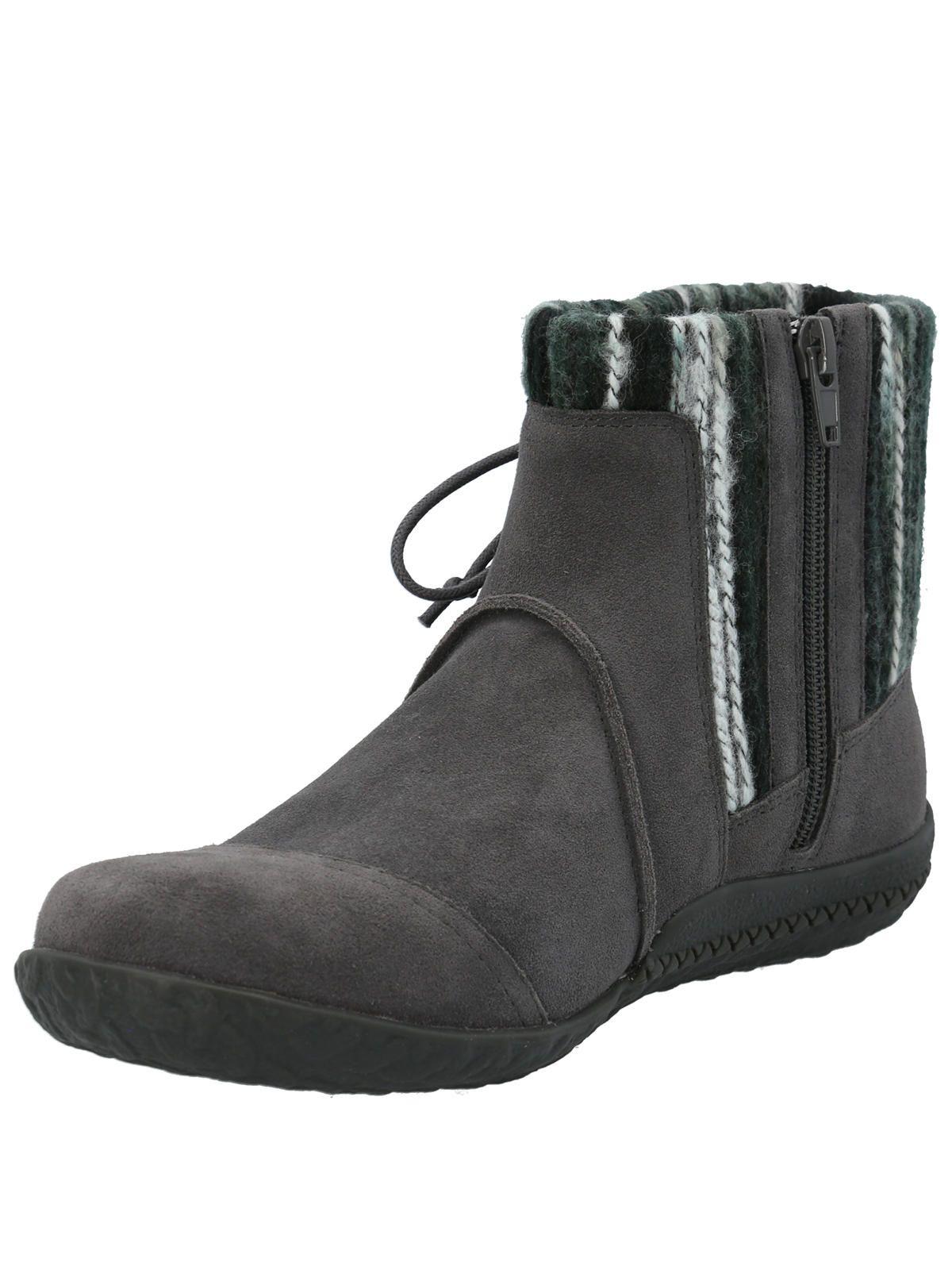 Botín Cuero Mujer Cusia Gris-3