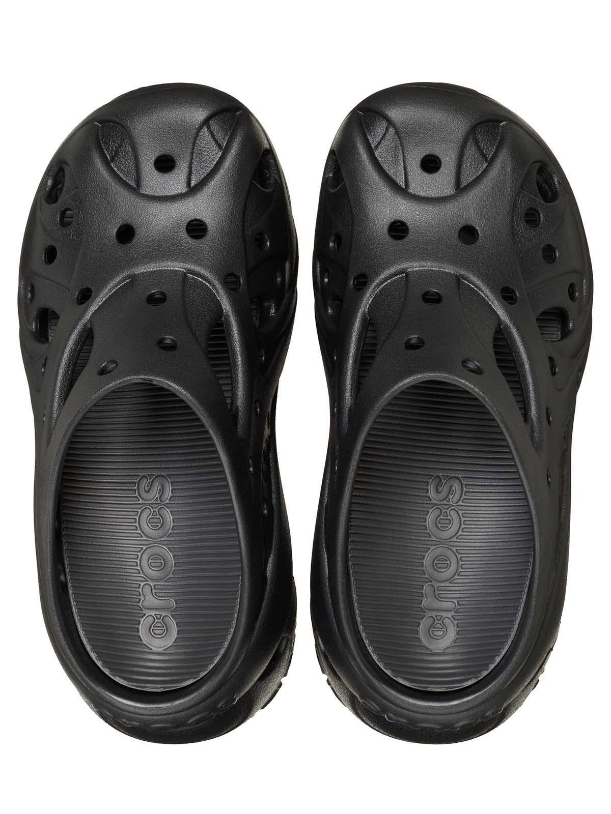 Zueco Crocs Mujer Caged Clog Plataforma Negro-4