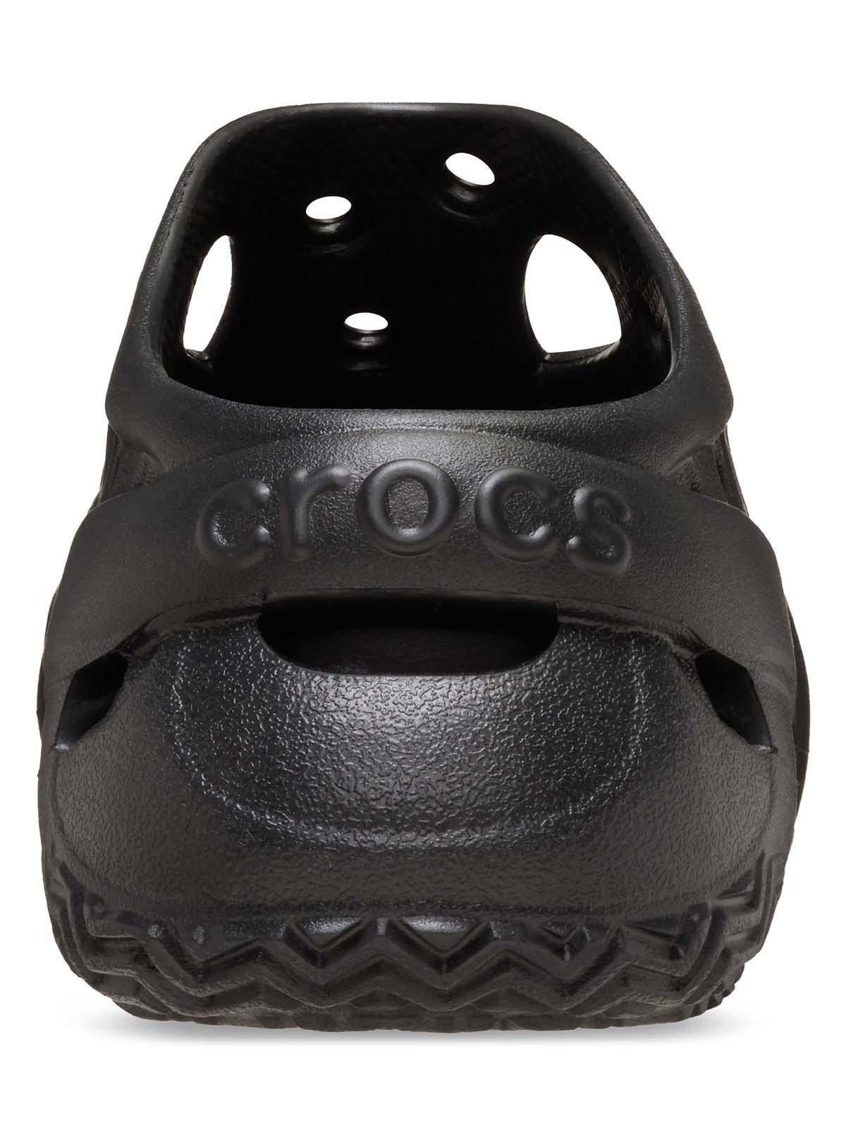 Zueco Crocs Mujer Caged Clog Plataforma Negro-8