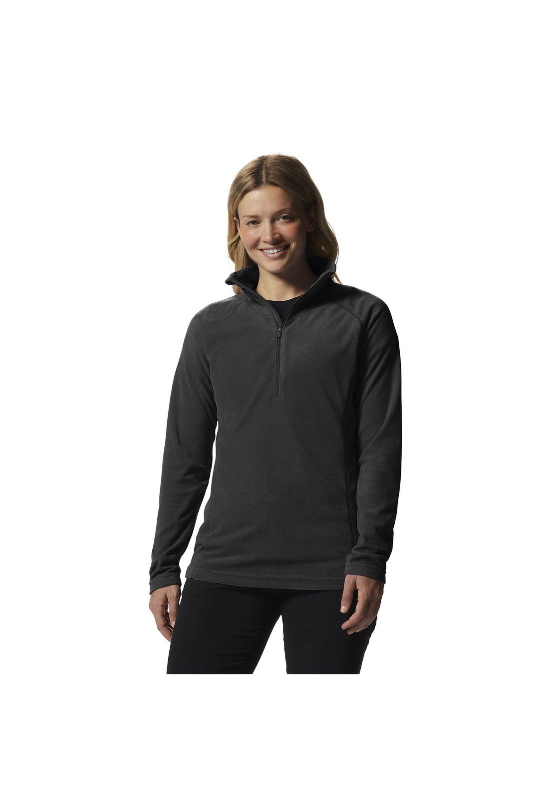 Polar Thermochill 1/4 Zip Negro Mujer-3