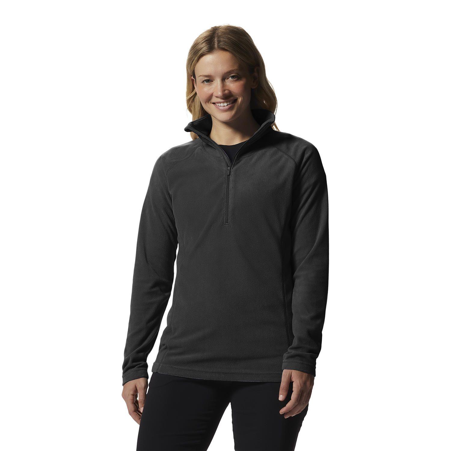 Polar Thermochill 1/4 Zip Negro Mujer-3